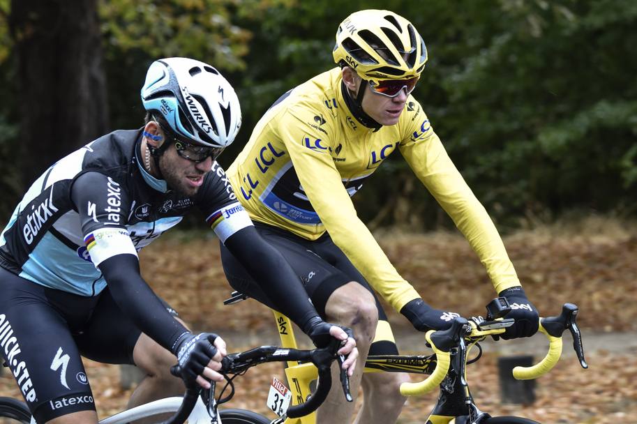 Froome e Cavendish. Afp